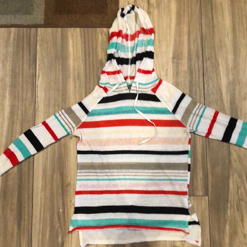 A lite sweater with stripes